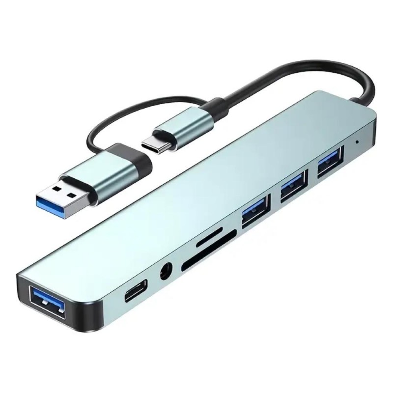 8-в-1 многофункционален USB хъб YL5176801-bg
